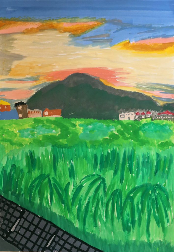 「井栗の田園風景」井栗小学校　５年　皆川　悠悟